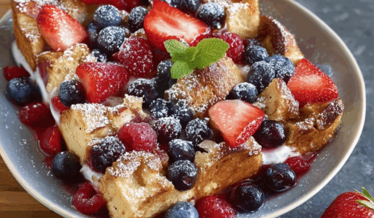 Cherry French Toast Casserole: A Sweet Morning Sensation