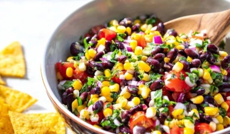 Healthy Corn and Black Bean Salad featured image