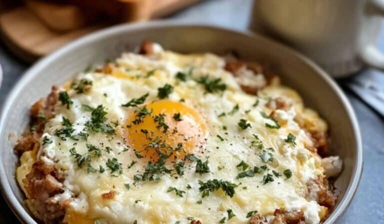 Mountain Man Crock Pot Breakfast in slow cooker