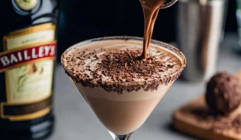 Baileys Chocolate Martini Recipe featured cocktail