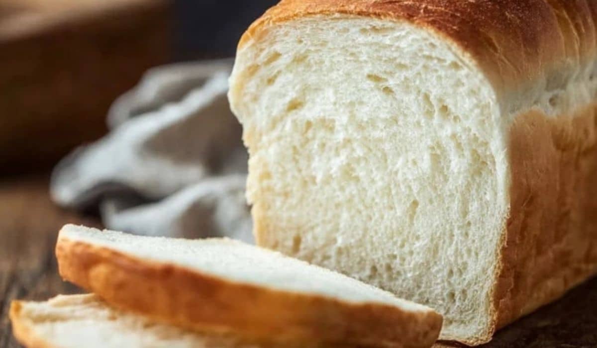 The Best White Bread from Scratch fresh from oven