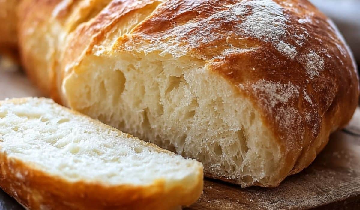 Beginner-Friendly Homemade Bread on rustic board