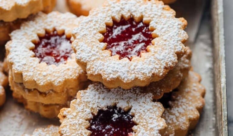 linzer-cookies-on-holiday-tray