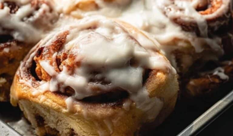 Overnight Cinnamon Rolls fresh baked