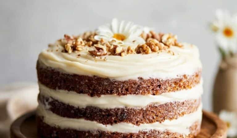 Carrot Cake Recipe with cream cheese frosting