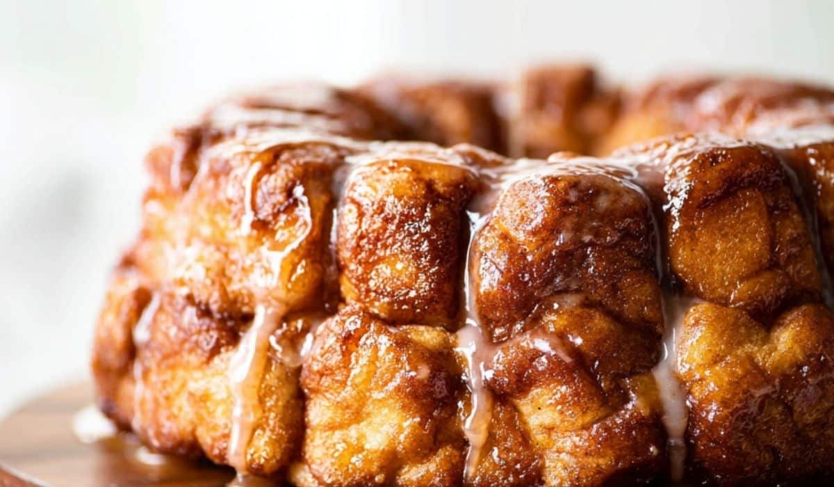 Homemade Monkey Bread fresh from oven