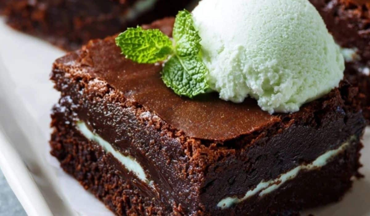 Milk Chocolate Mocha Blondies stacked on a wooden board